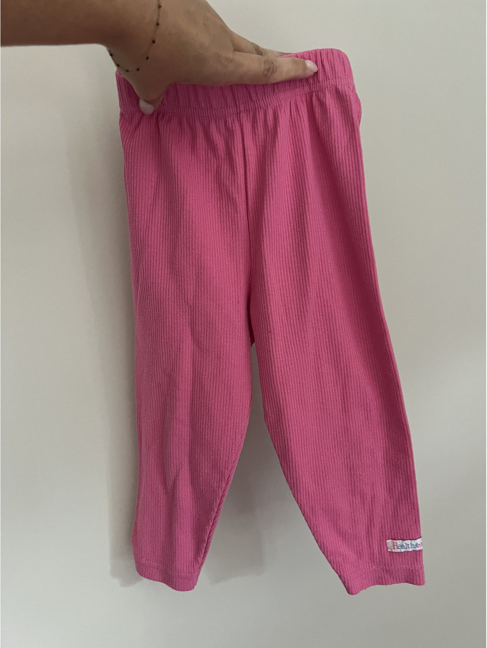 Vintage HealthTex Pink Ribbed Leggings